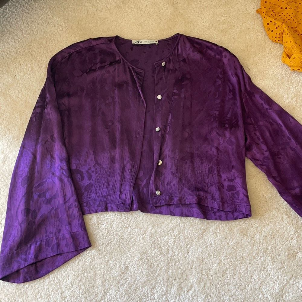 Zara 👑 Purple Blouse